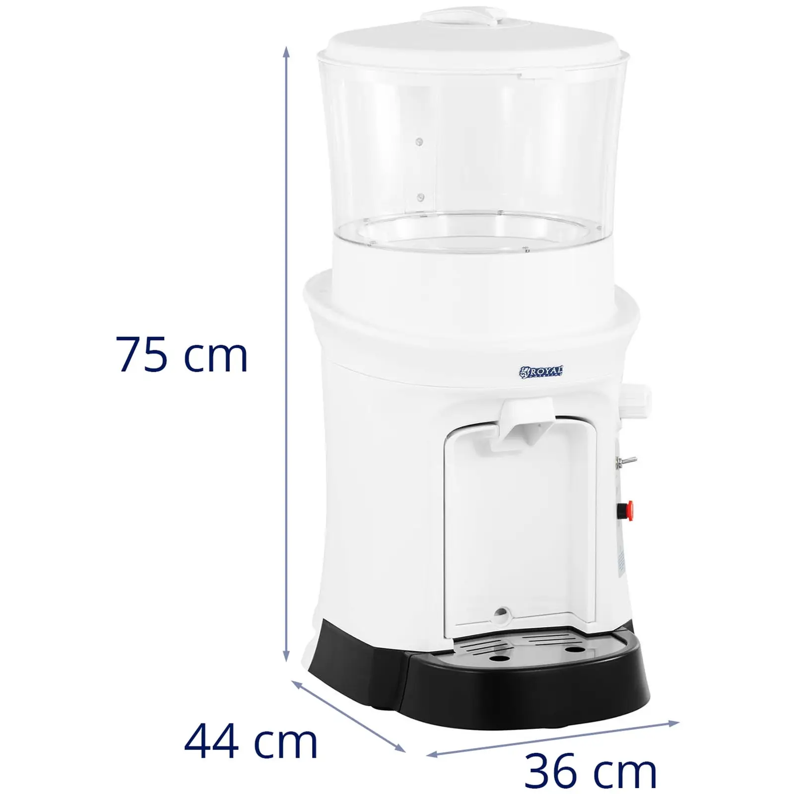 Ijsbreker - 400 W - 320 RPM - 12 L - traploos instelbaar - Royal Catering (Vermogen [W]: 400)