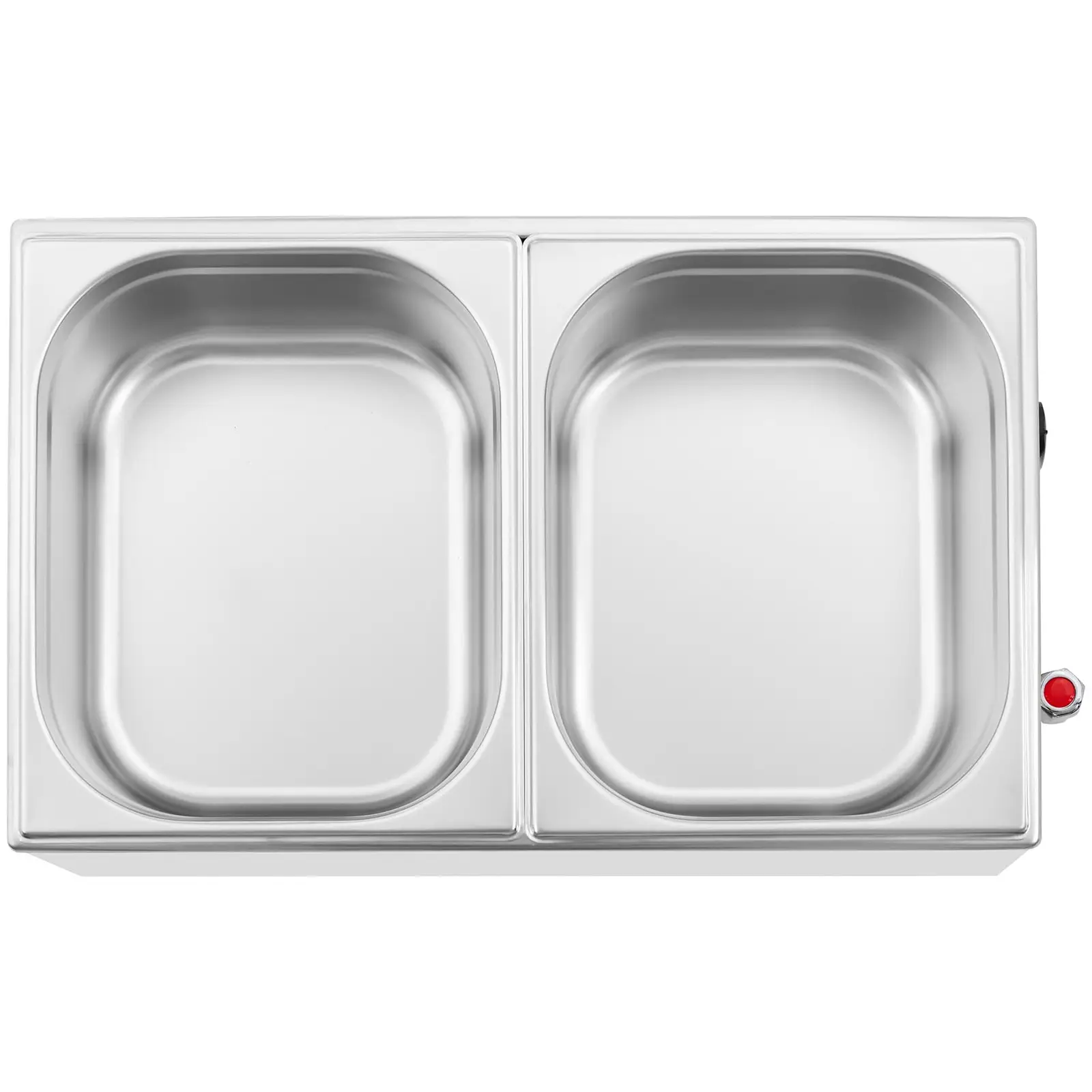 Baño maría - 600 W - 2 GN 1/2 - Grifo de vaciado