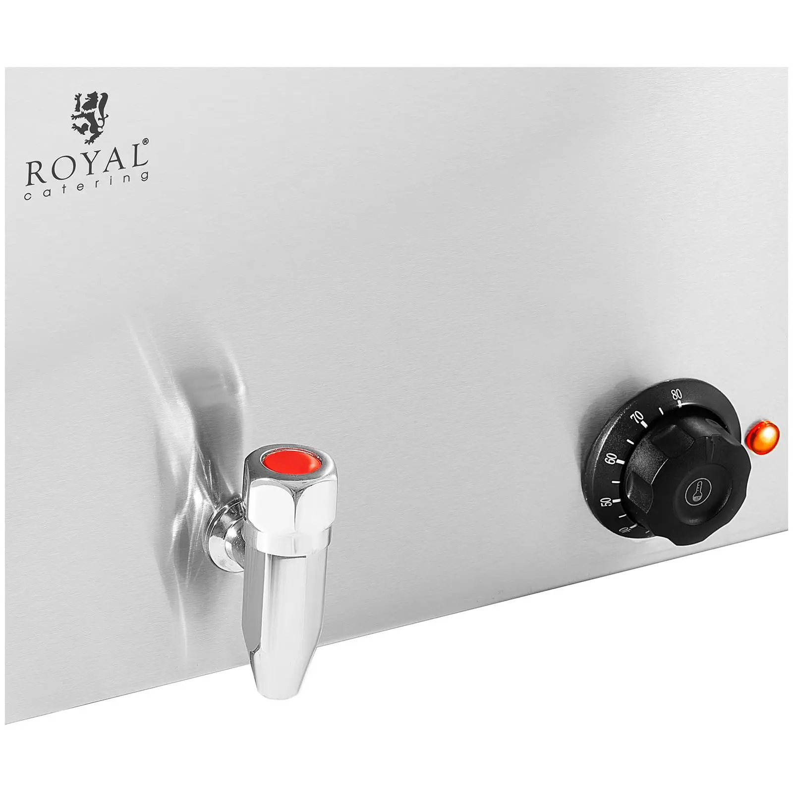 Bain Marie - 600 W - 6 GN 1/6 - vypouštěcí kohout (Kryt: Ano)