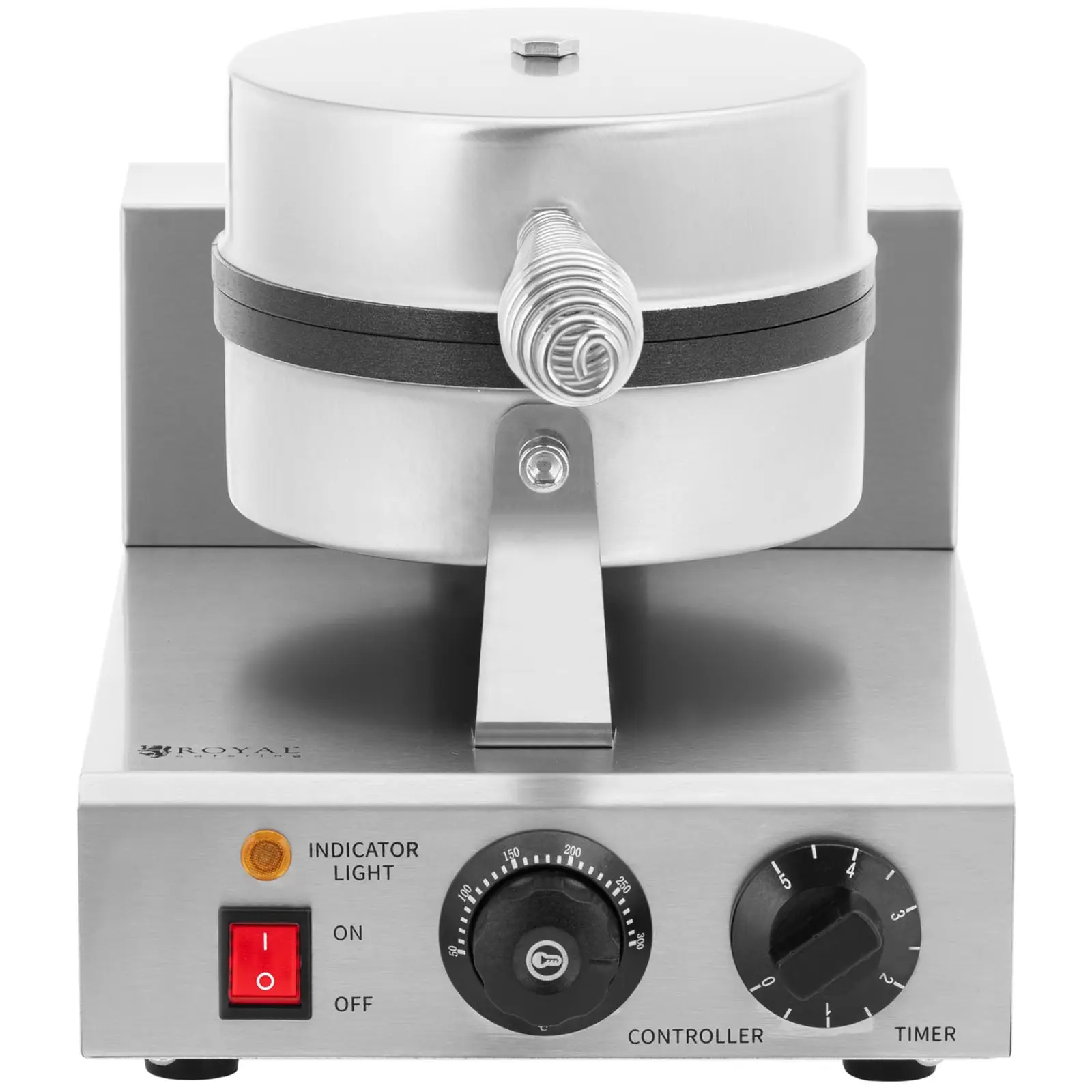 Wafelijzer - hartvormig - 1000 W - timer 0 - 5 min - Royal Catering (Temperatuurregeling: Ja)