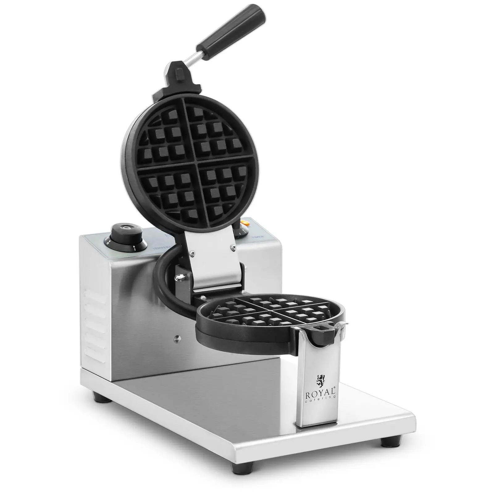 Waffle Maker - round - 4 small waffles - 1200 W - Royal Catering