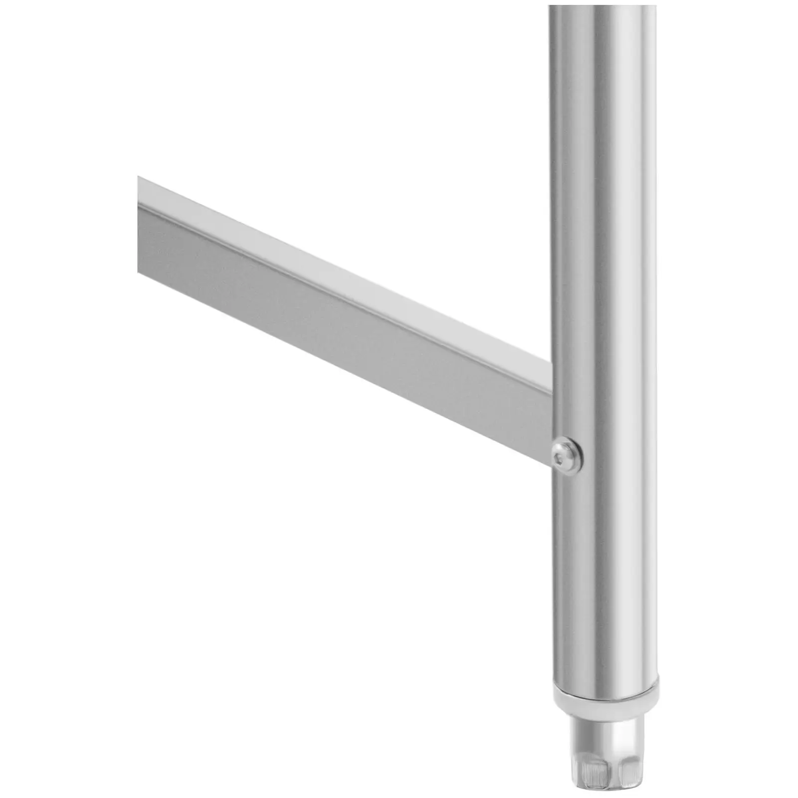 Edelstahl-Arbeitstisch - ECO - 150 x 70 cm - 93 kg - Aufkantung - Royal Catering (Material: Edelstahl)