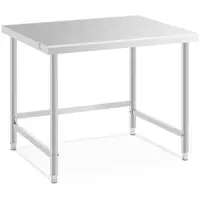 Stainless steel table - 100 x 90 cm - 93 kg load capacity - Royal Catering