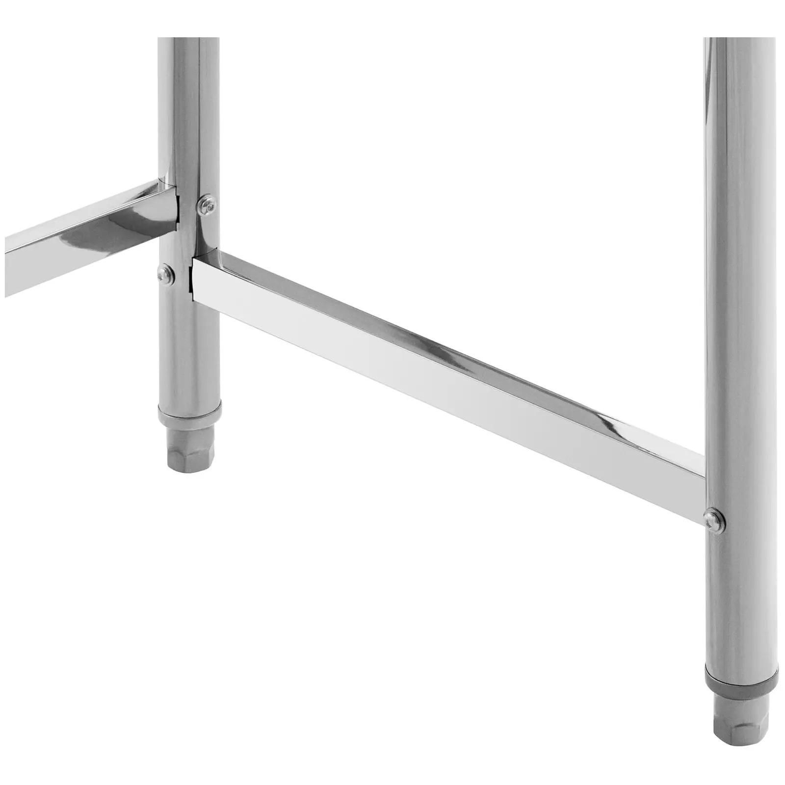 Table de travail inox - ECO - 100 x 70 cm - 92 kg - Royal Catering (Capacité de charge totale: 92 kg)
