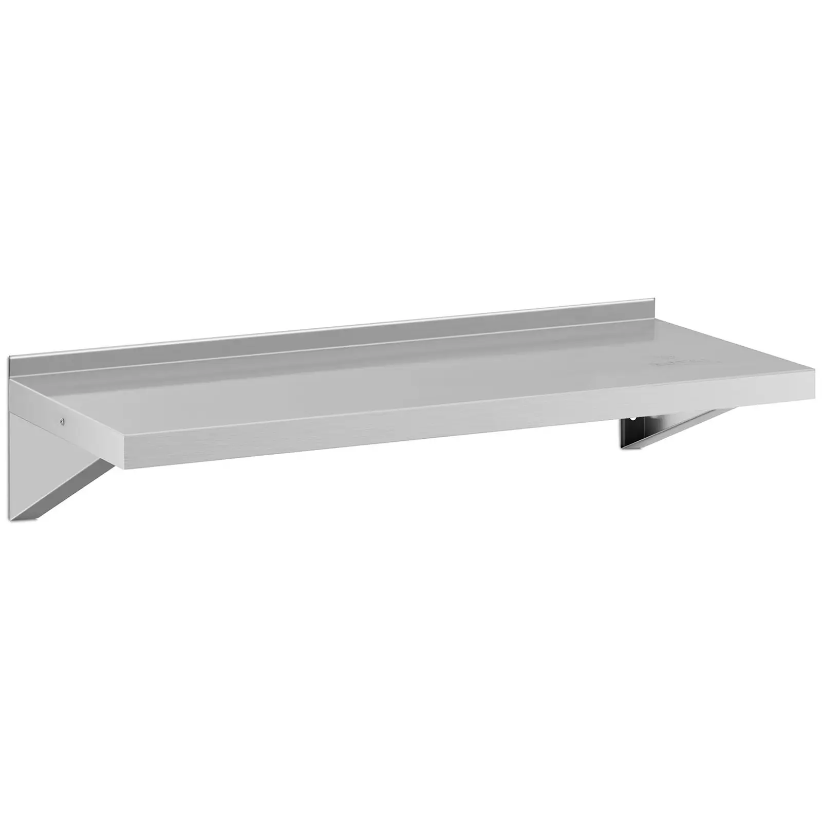 Nástěnná police - ušlechtilá ocel - 100 x 40 cm - až 80 kg - Royal Catering