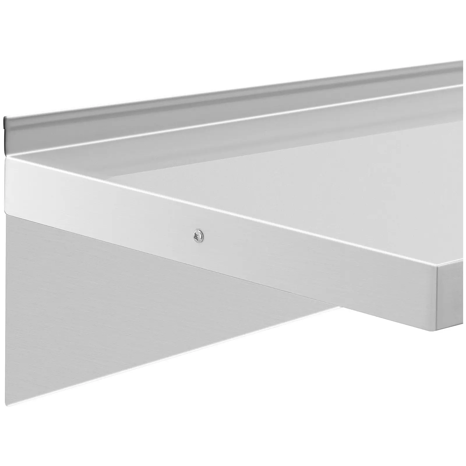 Nástěnná police - ušlechtilá ocel - 120 x 40 cm - až 80 kg - Royal Catering (Počet polic: 1 Pc)