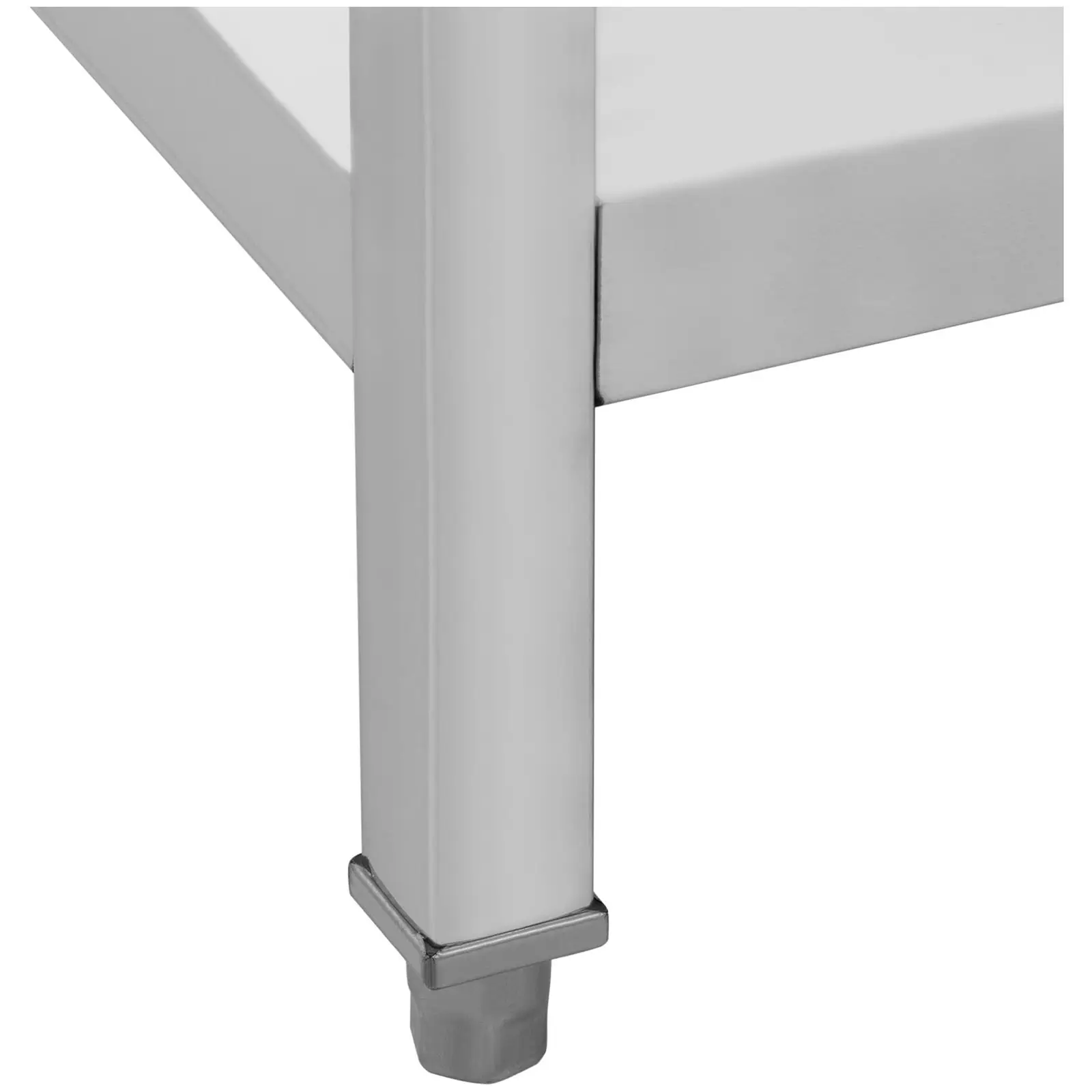 Table de travail inox - PREMIUM - 150 x 60 cm - 295 kg - 3 tiroirs - Royal Catering (Capacité de charge totale: 400 kg)