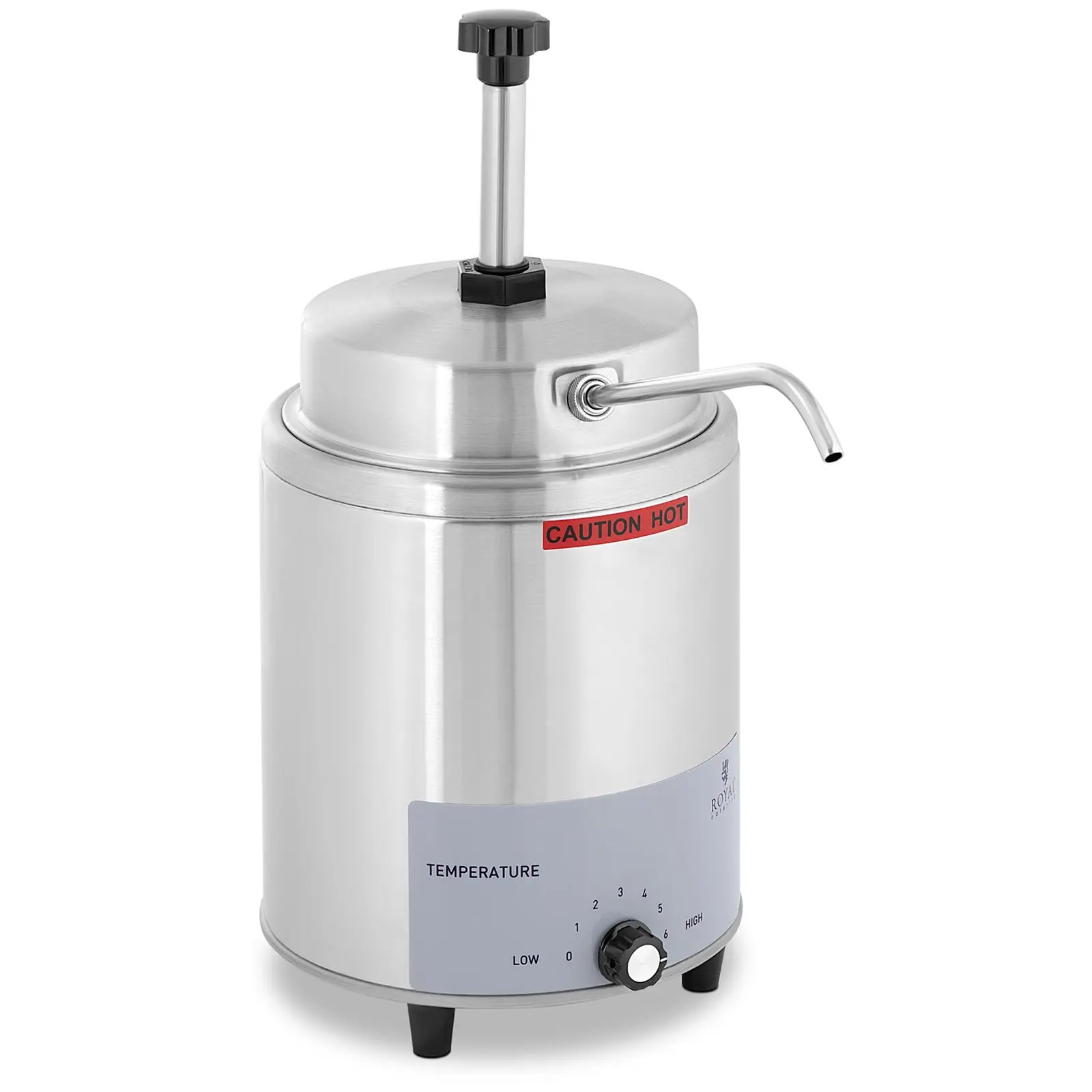 Dozator za omako - s funkcijo gretja - 4,5 l - Royal Catering