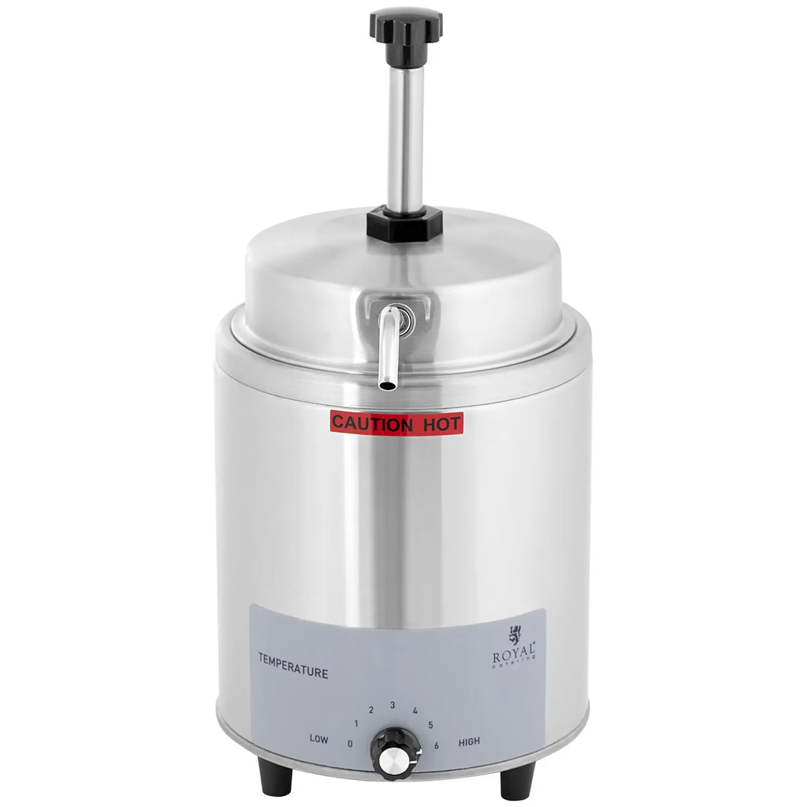 Dozator za omako - s funkcijo gretja - 4,5 l - Royal Catering