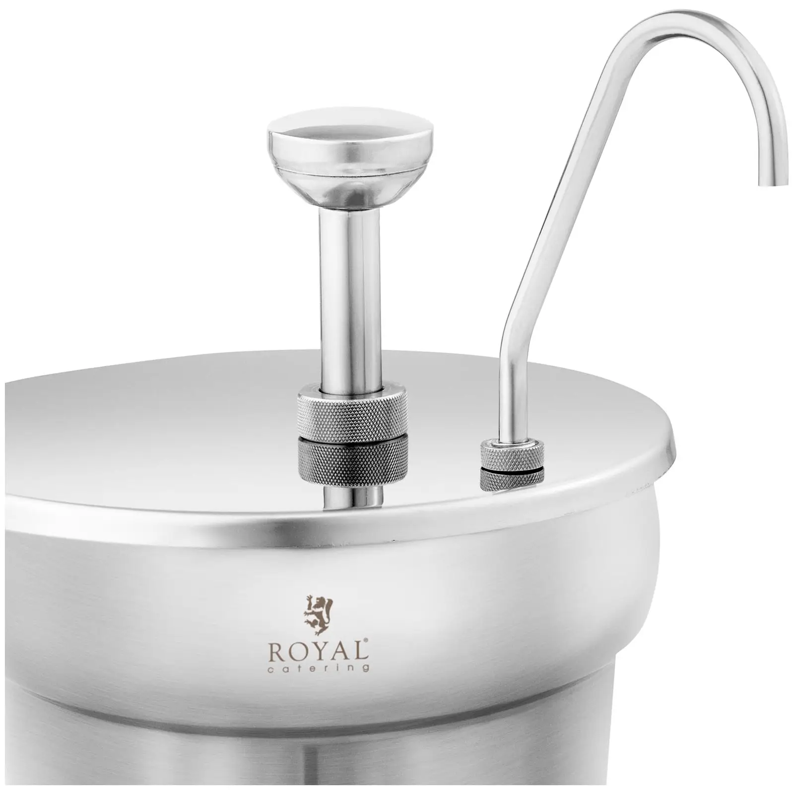 Distributeur de sauce - Acier inoxydable - 6,6 l - Royal Catering (Volume: 6.6 l)