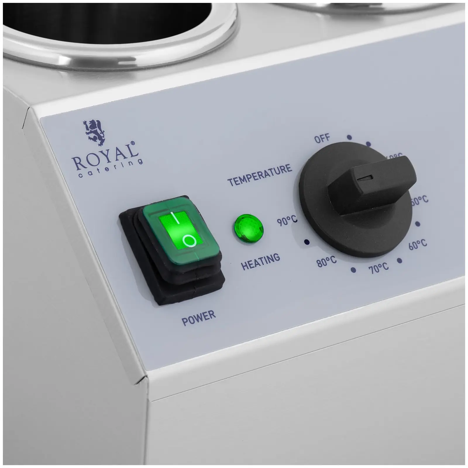 Sauce Warmer - 3 x 1 L - Top control panel - Royal Catering