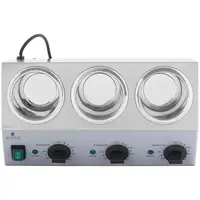Dispensador de salsas con calentamiento - 3 x 1 L - panel de control en la parte superior  - Royal Catering