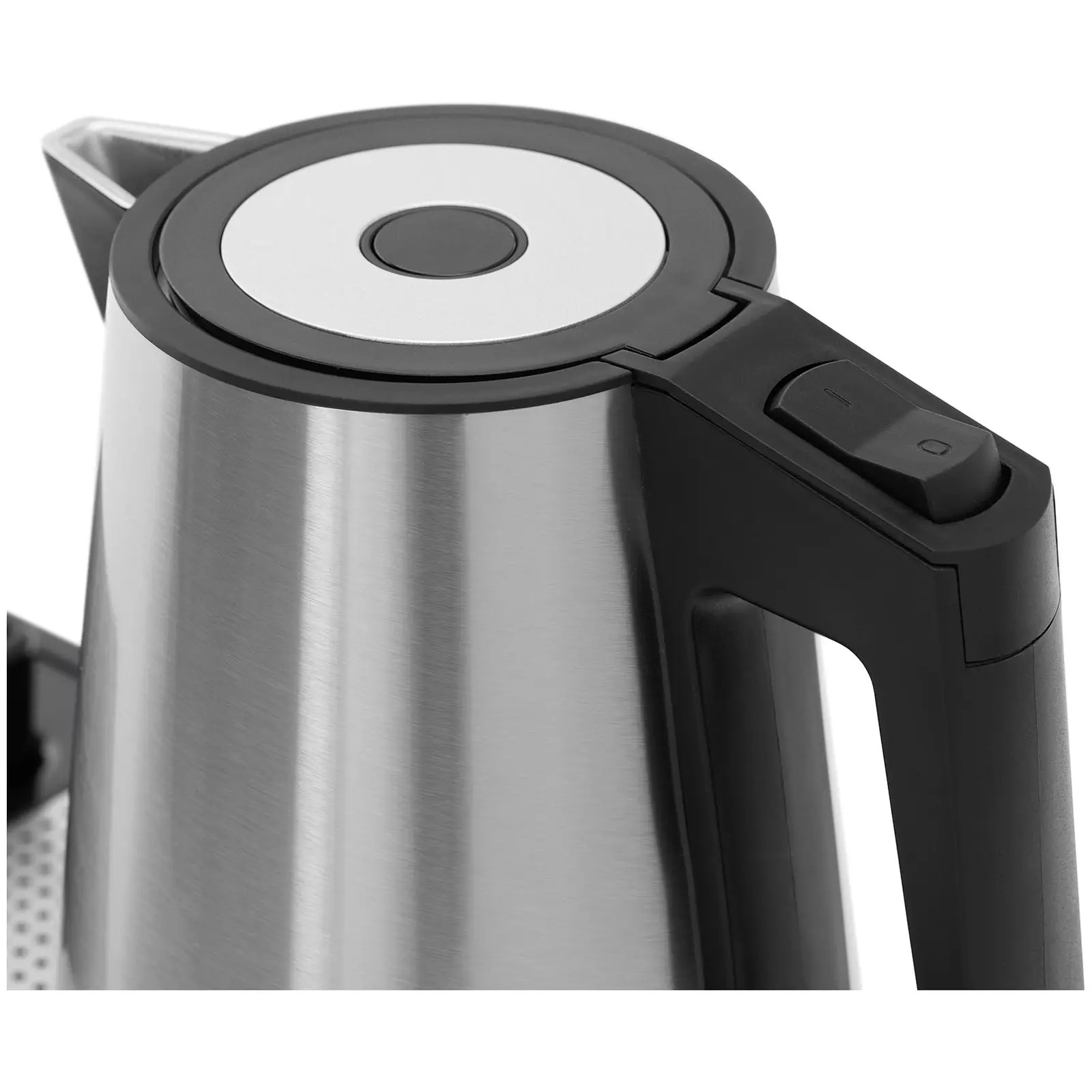 Plateau de courtoisie hôtel - Avec compartiments pour café et thé - 1,2 l - 1800 W - Argent - Royal Catering  (Matériau(x): Acier inoxydable)