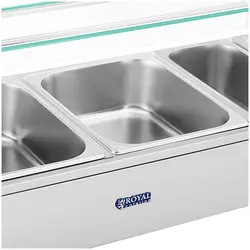 Bain Marie - 6 x GN-behållare - Royal Catering