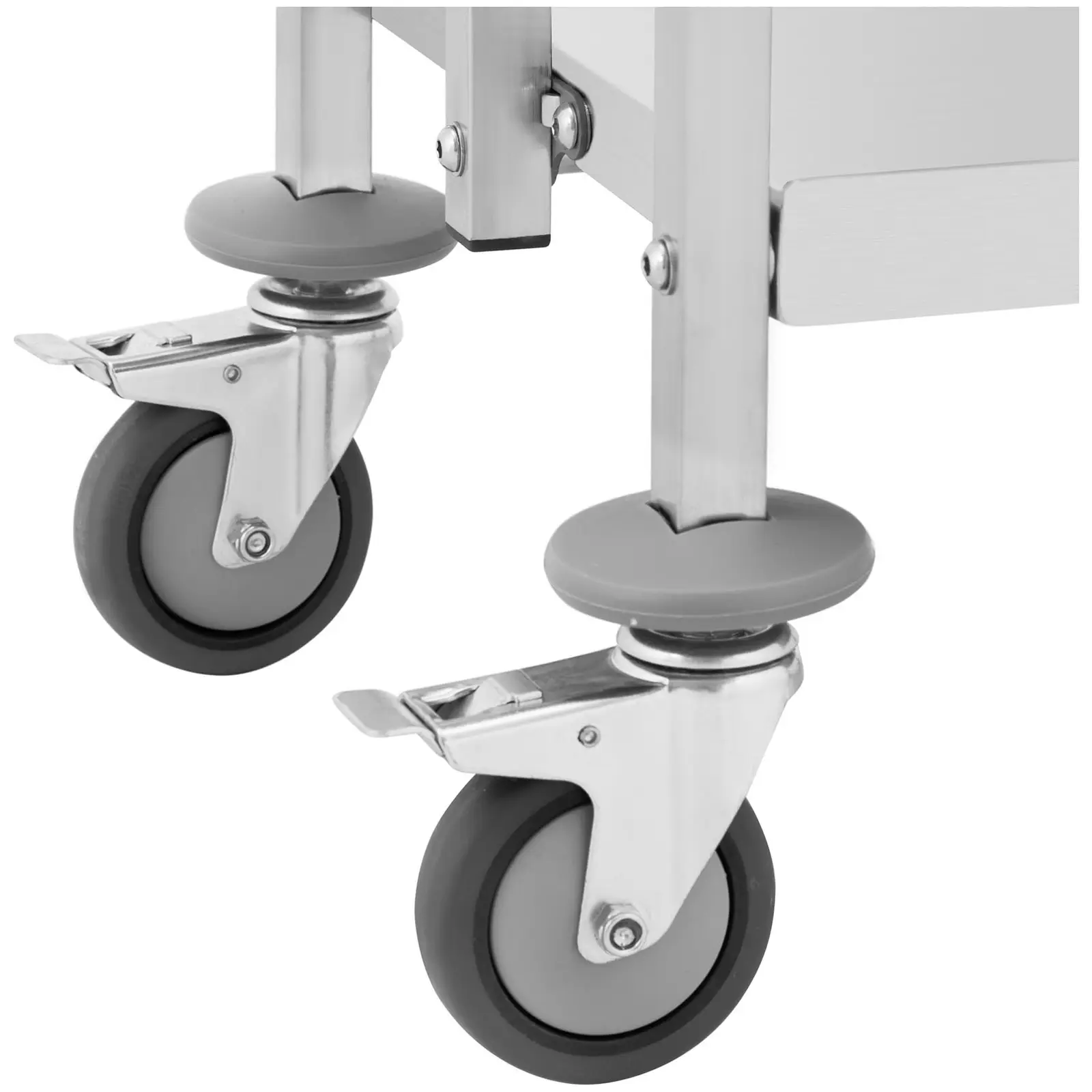 Chariot de service - 3 tablettes - 40 x 58 cm - 90 kg - pliable - Royal Catering (Protection anticollision: Oui)
