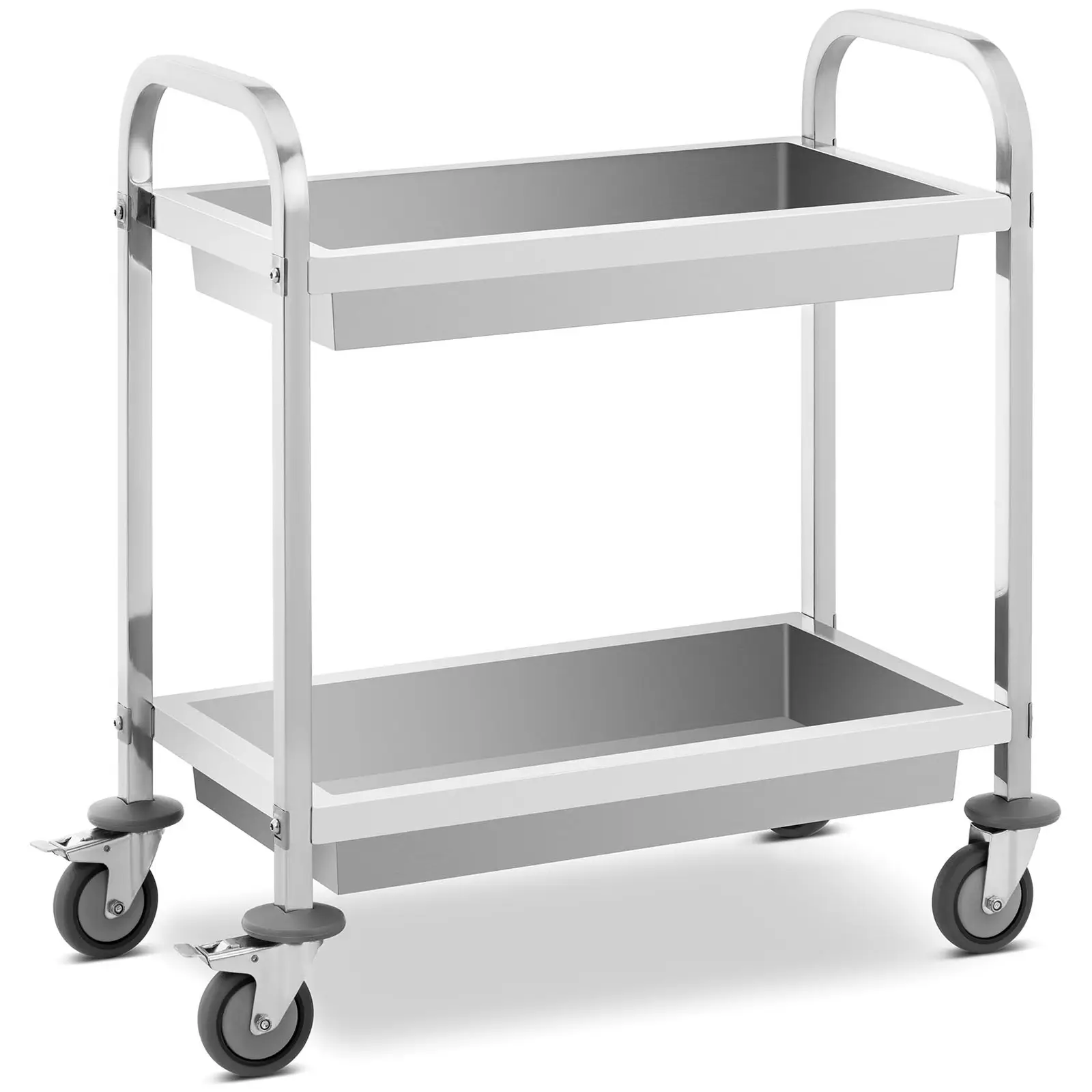 Carrello di servizio - 2 ripiani - 62,6x33,5x10 cm - 72 kg - Royal Catering