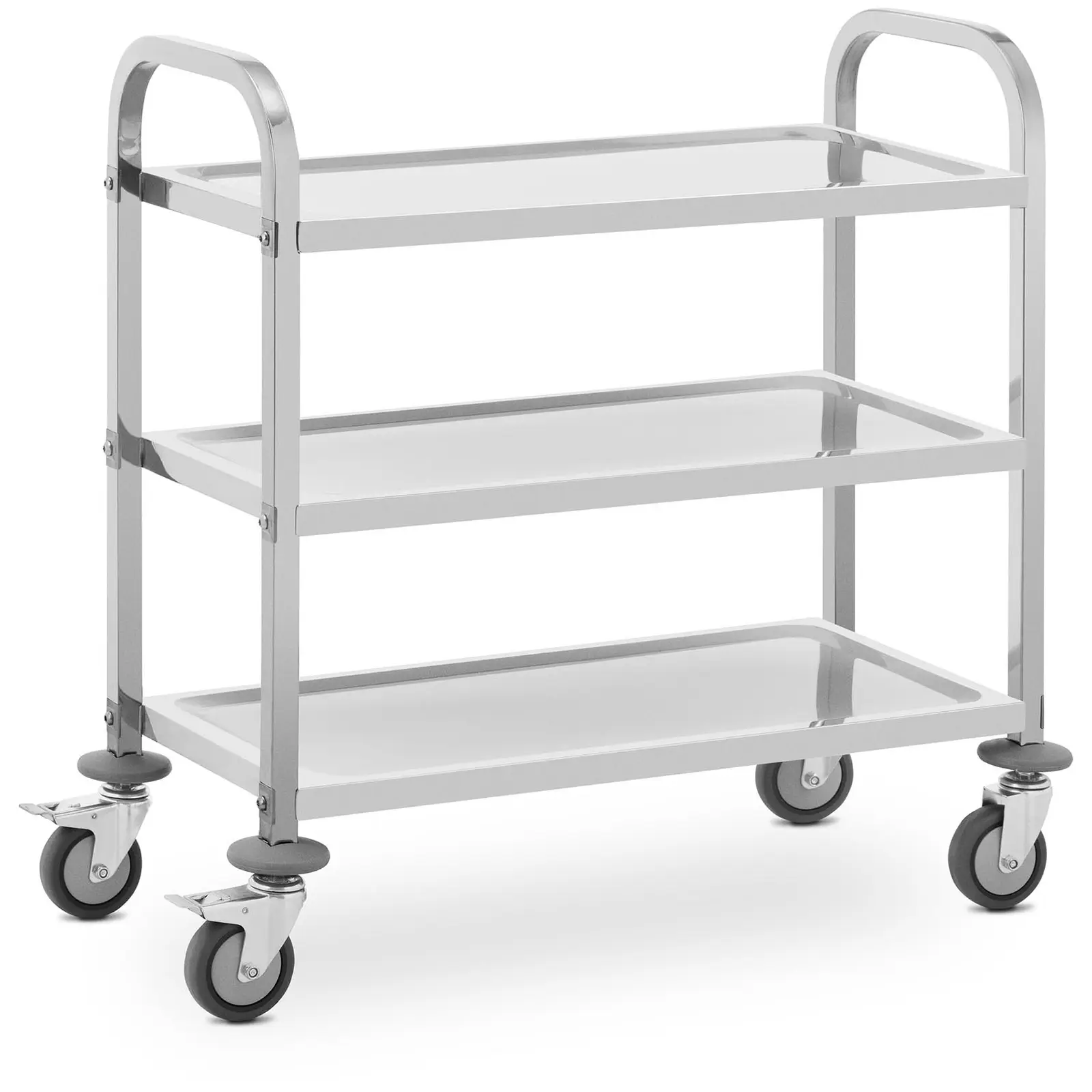 Carrello di servizio - 3 ripiani - 73 x 38 x 3 cm - 81 kg - Royal Catering