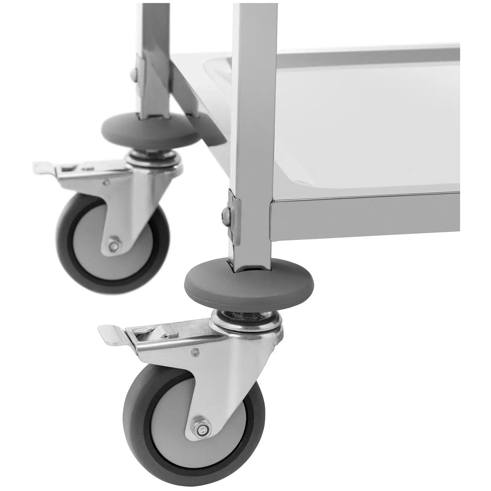 Chariot de service - 3 plateaux - 73 x 38 x 3 cm - 81 kg - Royal Catering (Protection anticollision: Oui)