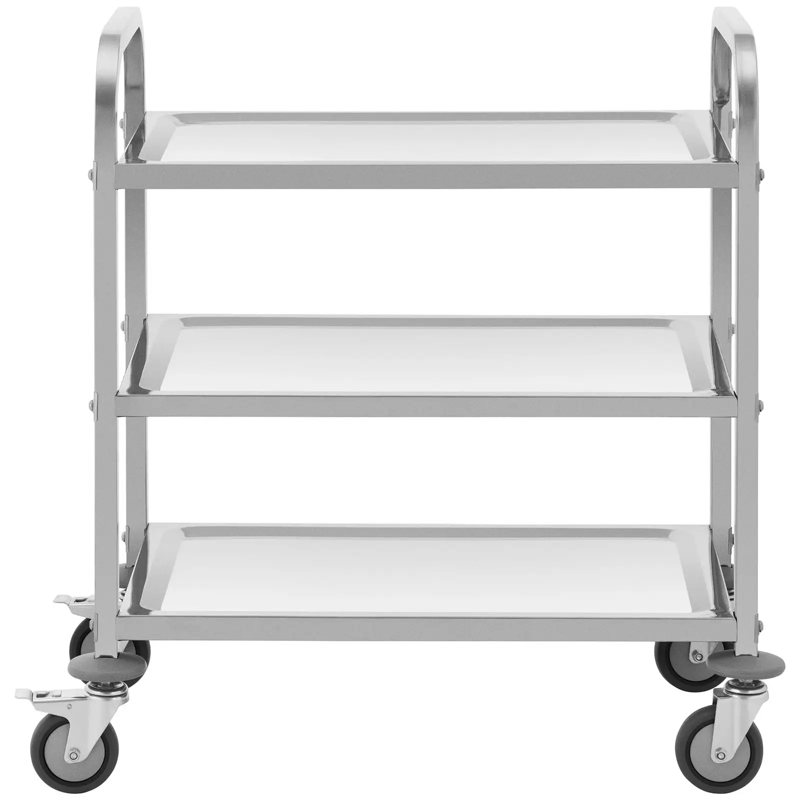 Serving Trolley - 3 shelves - 69 x 34 x 3 cm - 81 kg - Royal Catering (Maximum load: 300 kg)