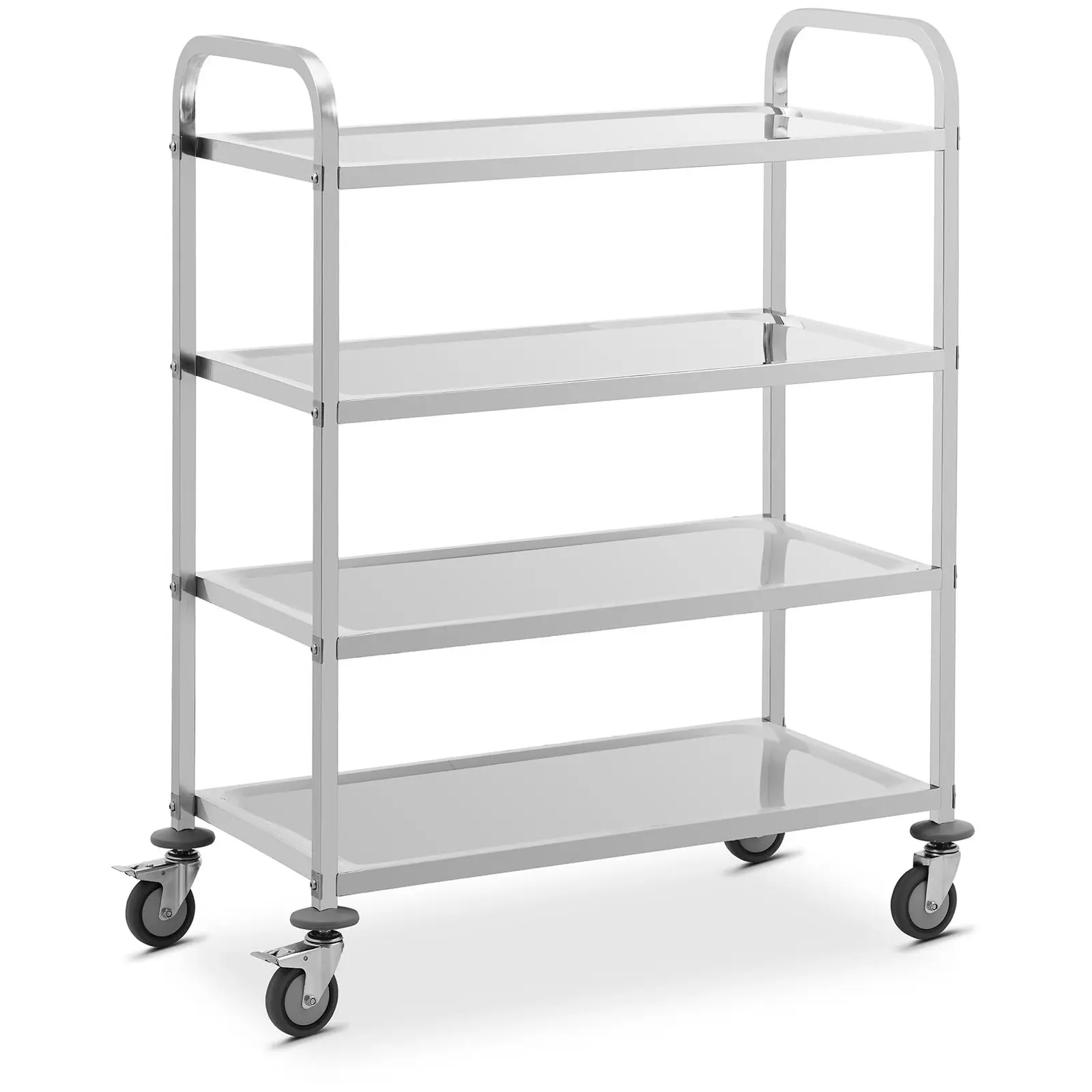 Carrello di servizio - 4 ripiani - 89 x 49,5 x 3 cm - 108 kg - Royal Catering