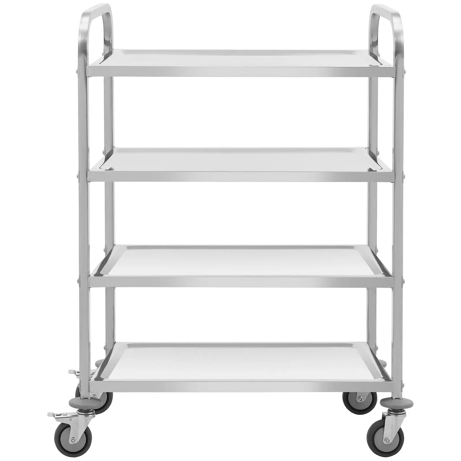 Serving Trolley - 4 shelves - 89 x 49,5 x 3 cm - 108 kg - Royal Catering (Maximum load: 300 kg)