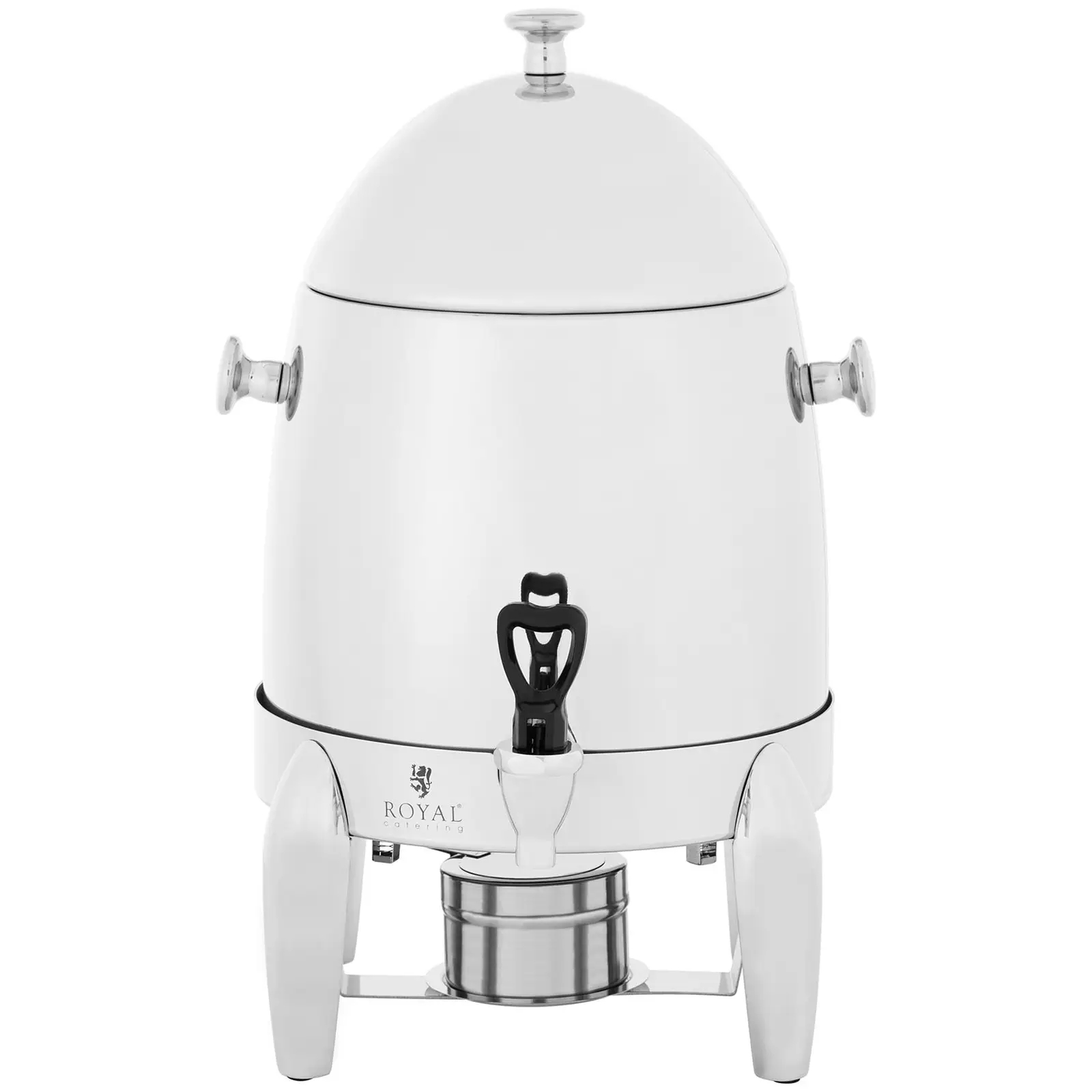 Fontaine à boisson - Avec support pour pâte à bruler - 12 l - Royal Catering (Matériau(x): Acier inoxydable)