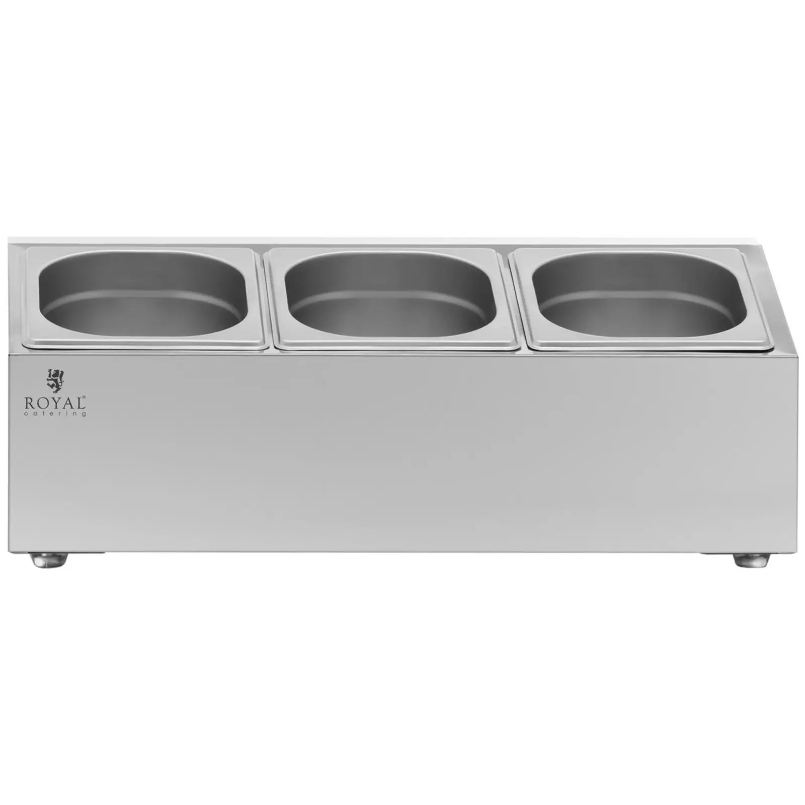 Soporte para cubetas GN - 3 GN 1/6 - 5,7 L - Royal Catering