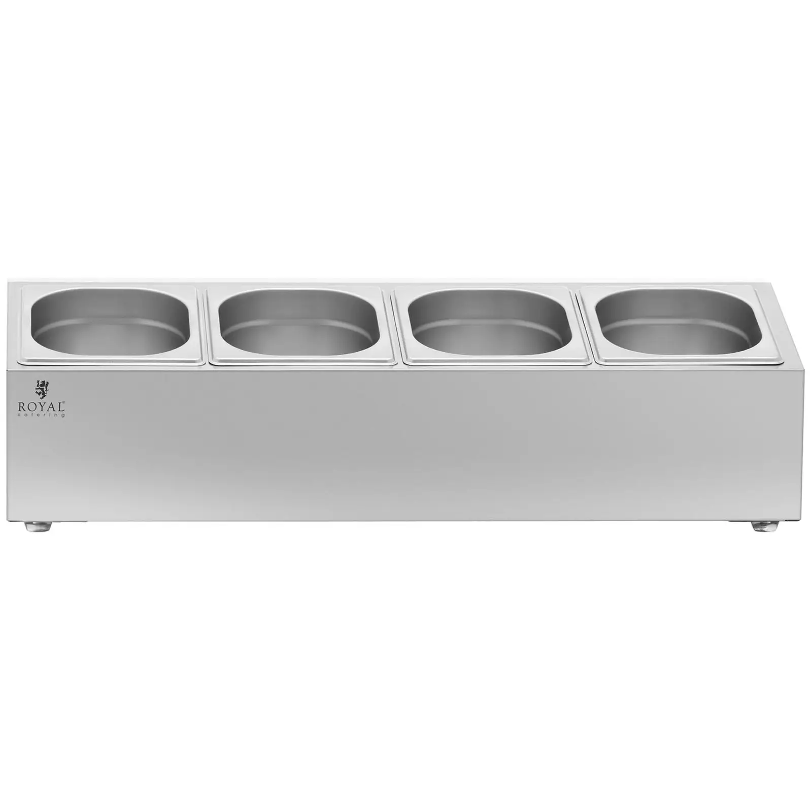 GN Aufsatzbord - 4 GN 1/6 - 7,6 l - Royal Catering (Kapazität Behälter [L]: 1,9)