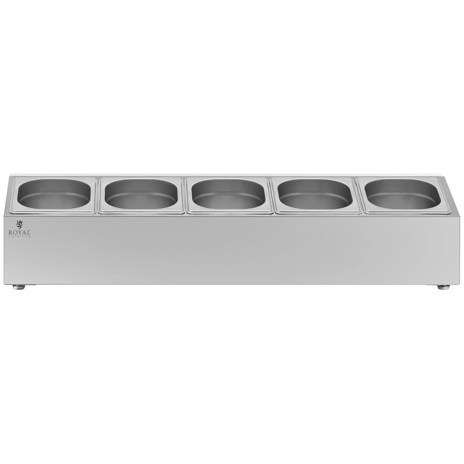 Nástavba na gastronádoby - 5 gastronádob GN 1/6 - 9,5 l - Royal Catering (Objem nádoby [l]: 1,9)