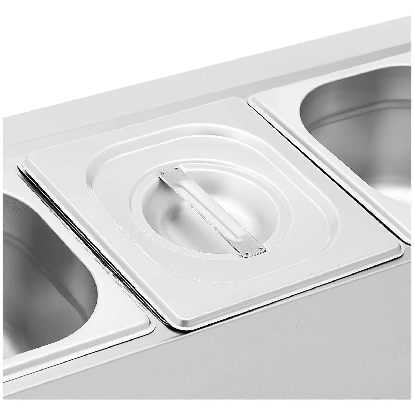 Support bac GN - 6 bacs GN 1/6 - 11,4 l - Royal Catering (Capacité totale: 11.4 l)