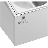 Support bac GN - 2 x 2 bacs GN 1/6 - 7,6 l - Royal Catering