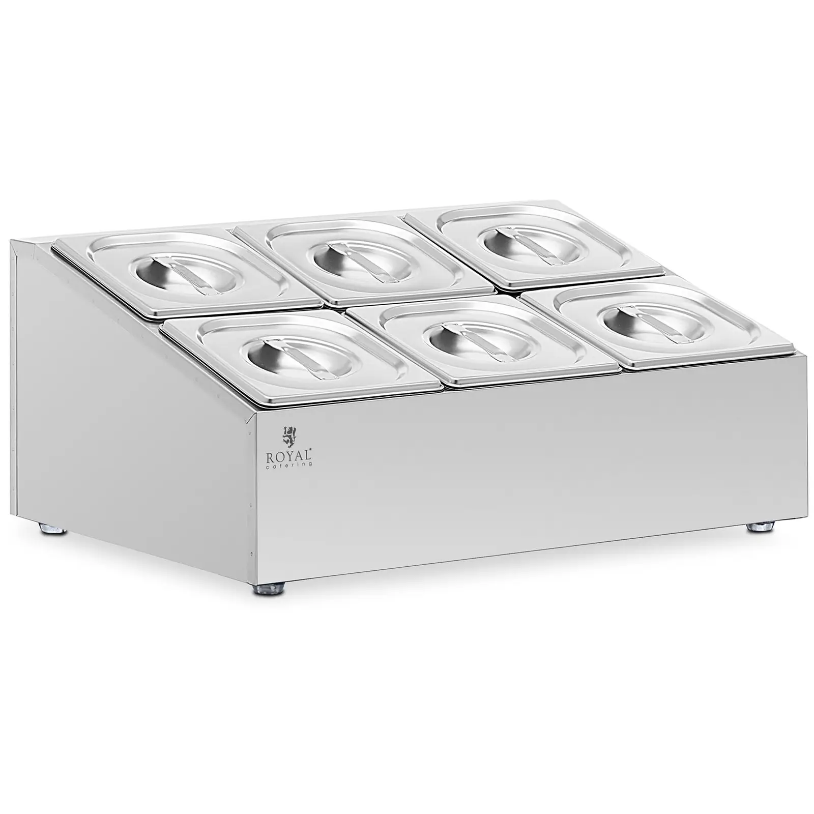 Bain Marie - 2 x 3 GN 1/6 - 11,4 l - Royal Catering