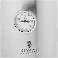 Panela de fermentação - 18 l - 0-150°C - aço inoxidável - Royal Catering