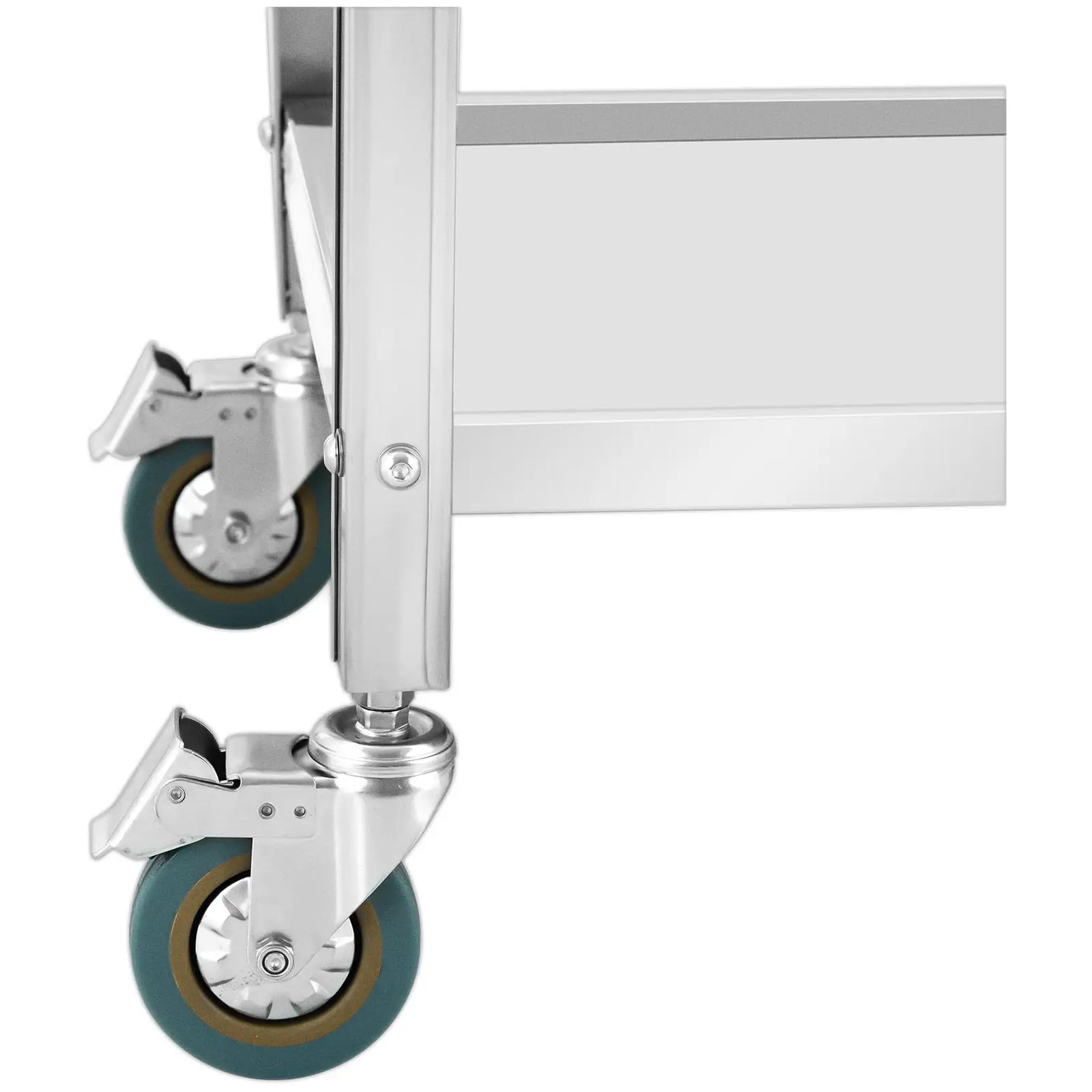 Serving Trolley - 2 shelves - 80 x 57 x 3.5 cm - 48 cm spacing - 100 kg - Royal Catering (Bumper protection: No)