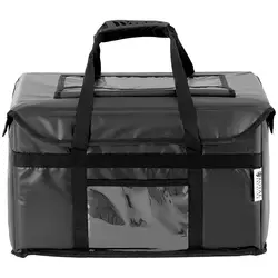 Delivery bag - for food - 44 x 26 x 25 cm - 29 L - black - top loading - Royal Catering