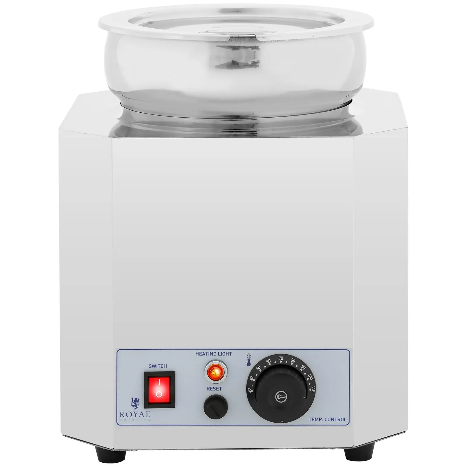 Σουπιέρα - 7 L - 500 W - γυαλιστερό - Royal Catering