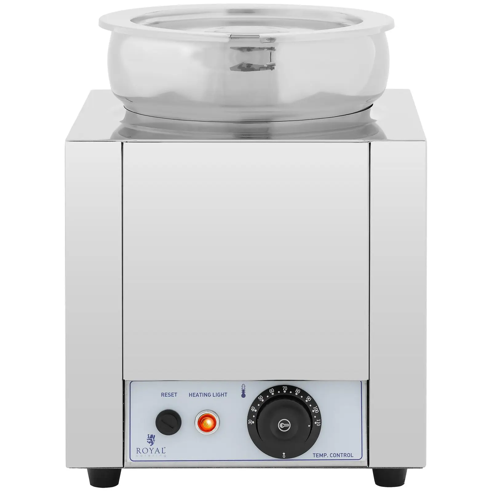 Ohřívač na polévku - 7 l - 500 W - matný - Royal Catering (Kapacita max.: 7 l)