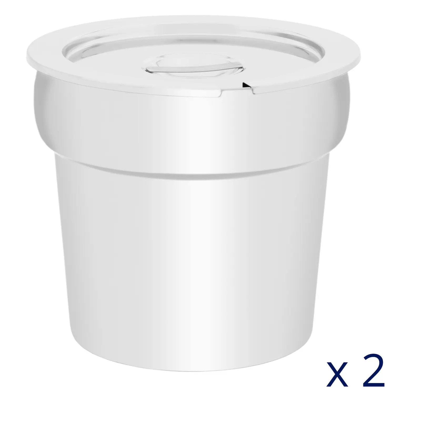 Postaja za juho - 2 x 7 L - 1000 W - sijajna - Royal Catering