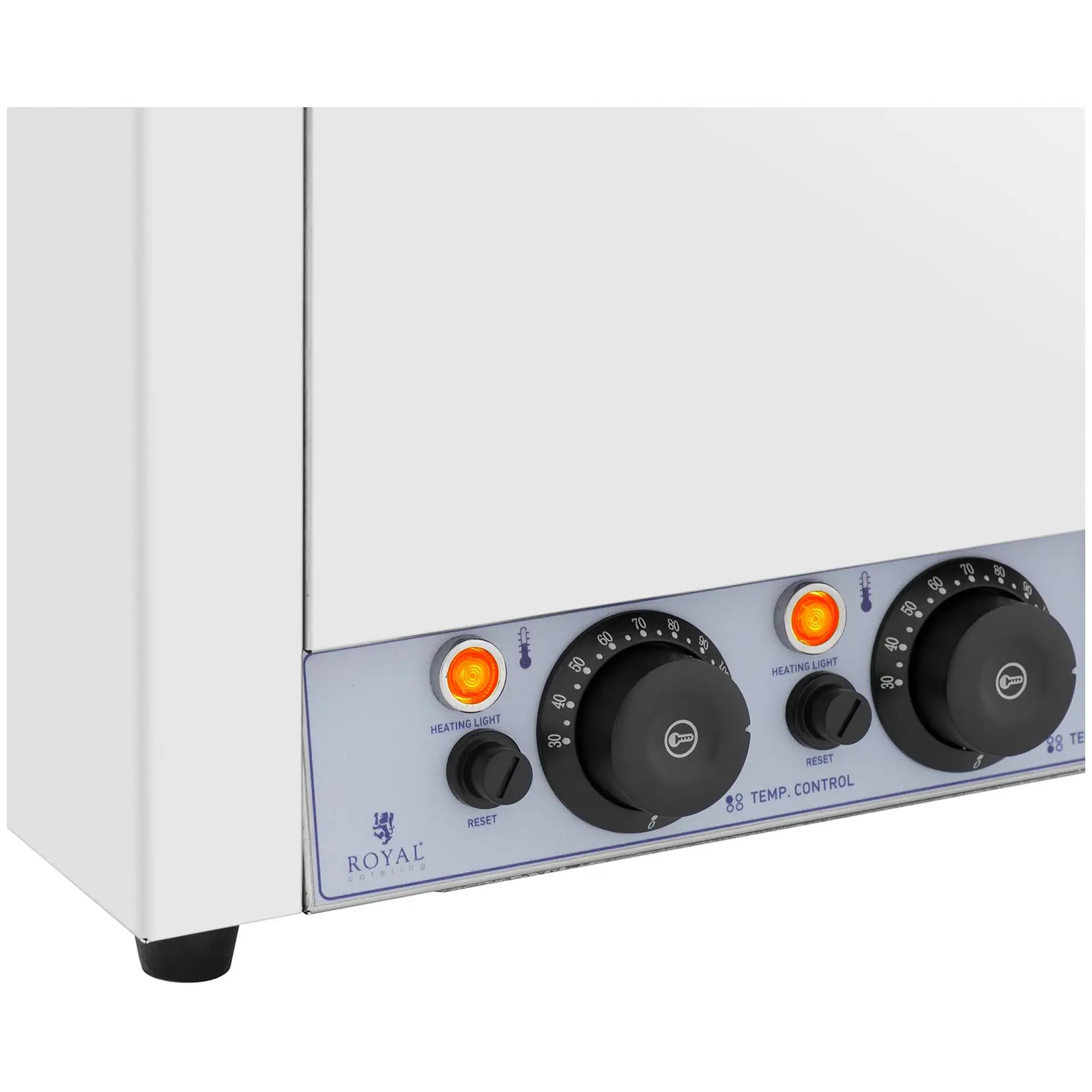Ohřívač na polévku - 4 x 7 l - 2 000 W - lesklý - Royal Catering (Výpustný kohout: Ano)