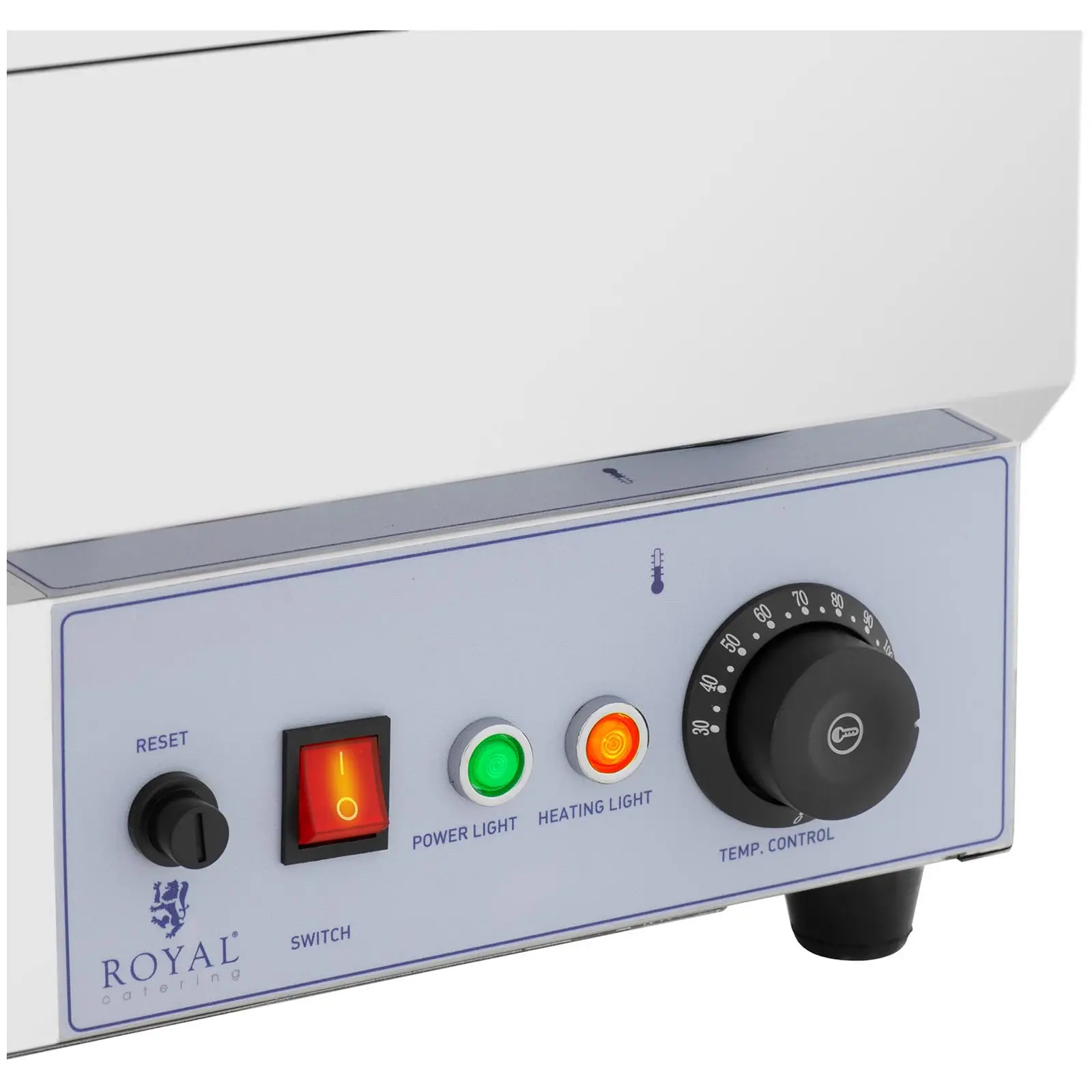 Ohřívač na polévku - 14 l - 1 500 W - matný - Royal Catering (Kryt: Ano)