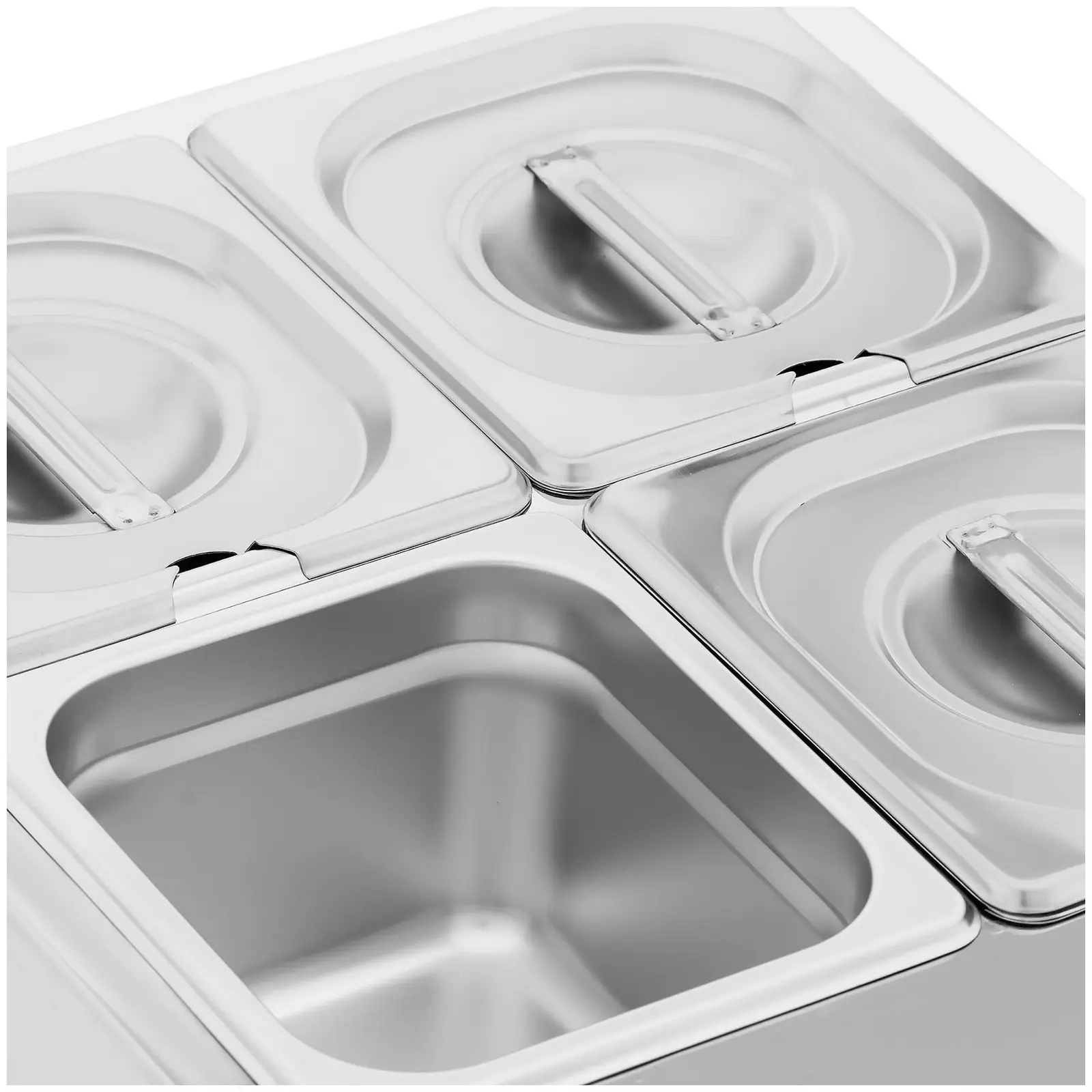 Přístroj na rozpouštění čokolády - 4 x 1,5 l - do 100 °C - Royal Catering (Materiál: Ocel)
