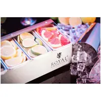 Armoire à épices - acier inoxydable - 5 x 0,4 L - Royal Catering