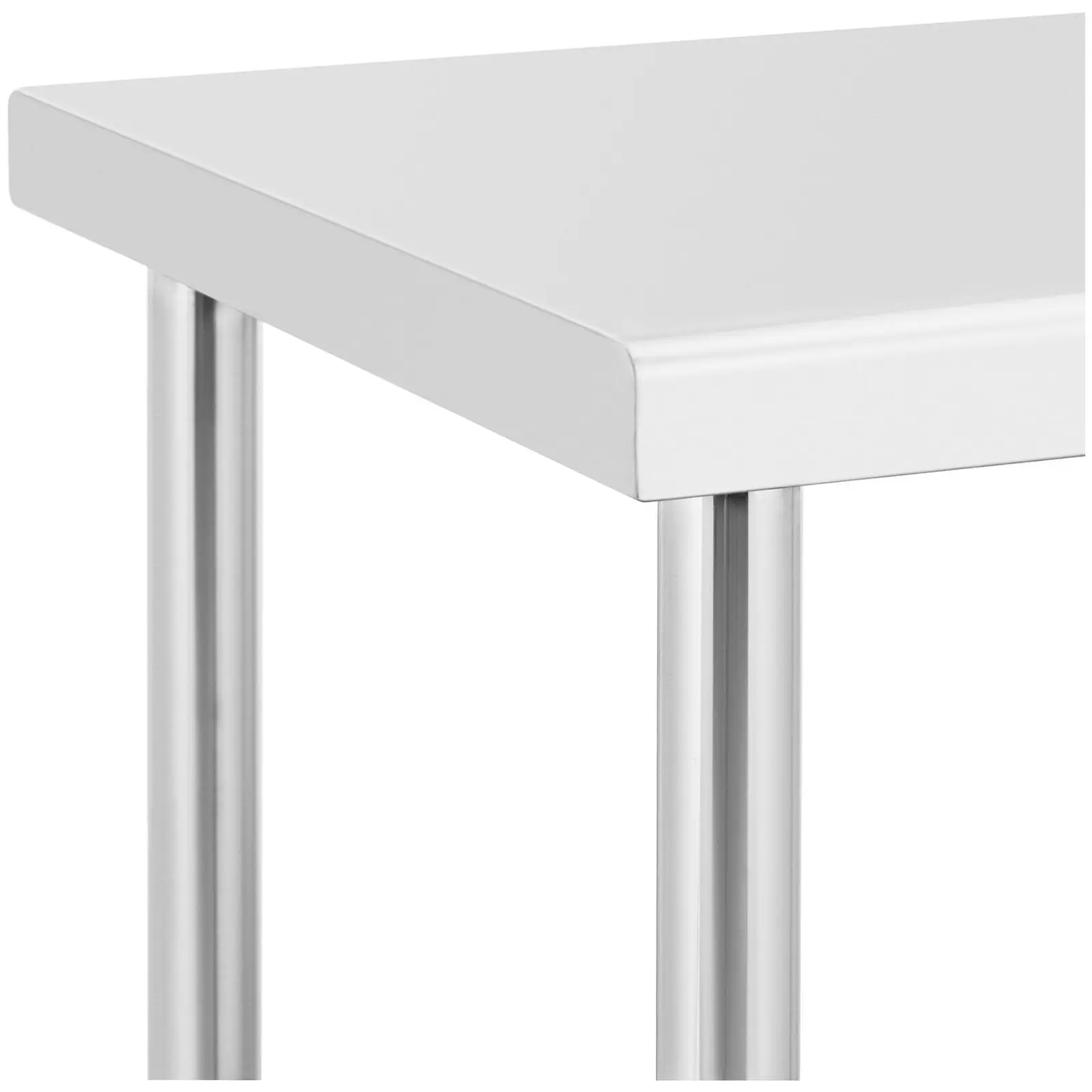 Stůl z ušlechtilé oceli s kolečky - PREMIUM - 60 x 120 cm - 158 kg - Royal Catering (Potřeba nainstalovat: Ano)