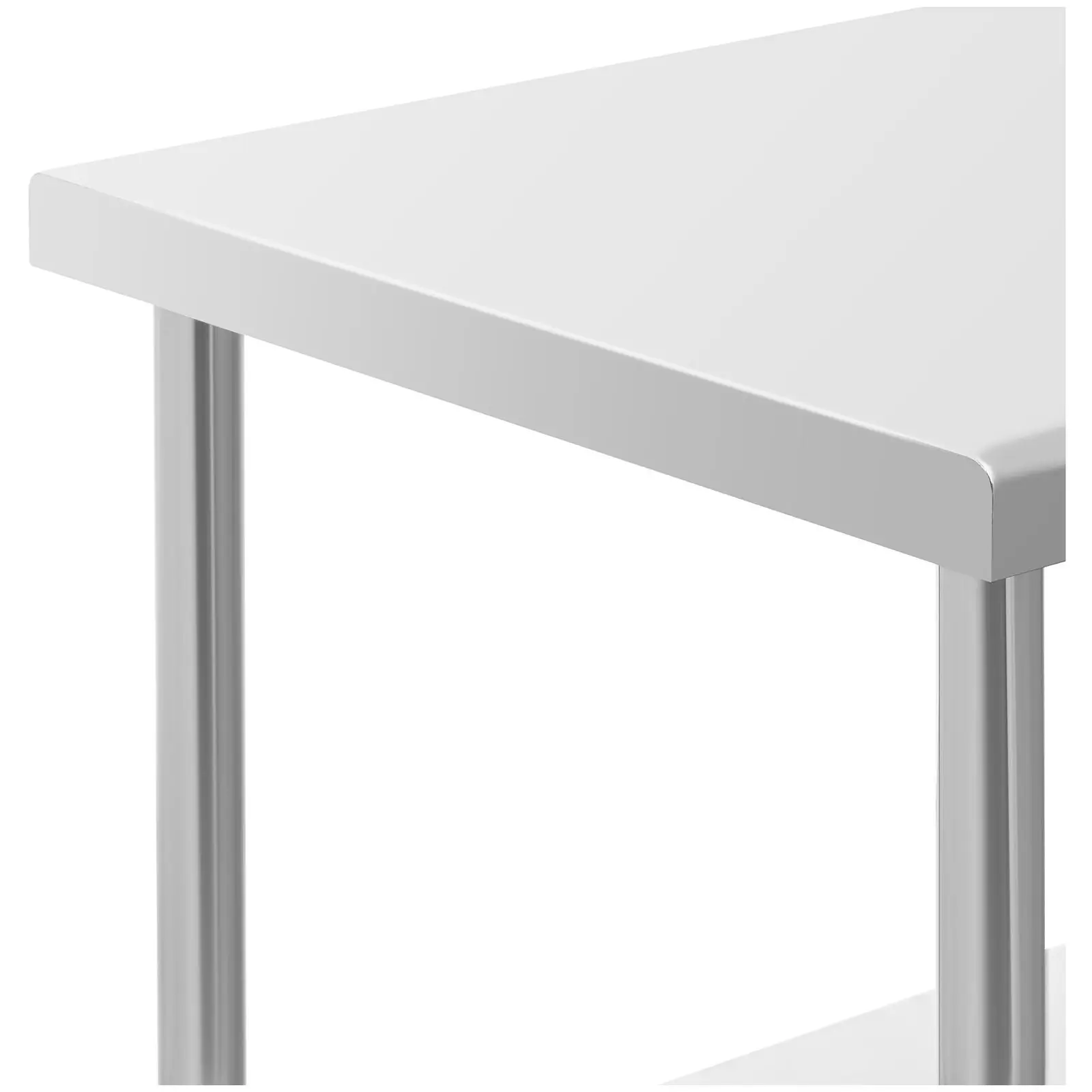 Table de travail en inox - PREMIUM - 60 x 80 cm - 135 kg - Royal Catering (Épaisseur du matériau: 0.9 mm)