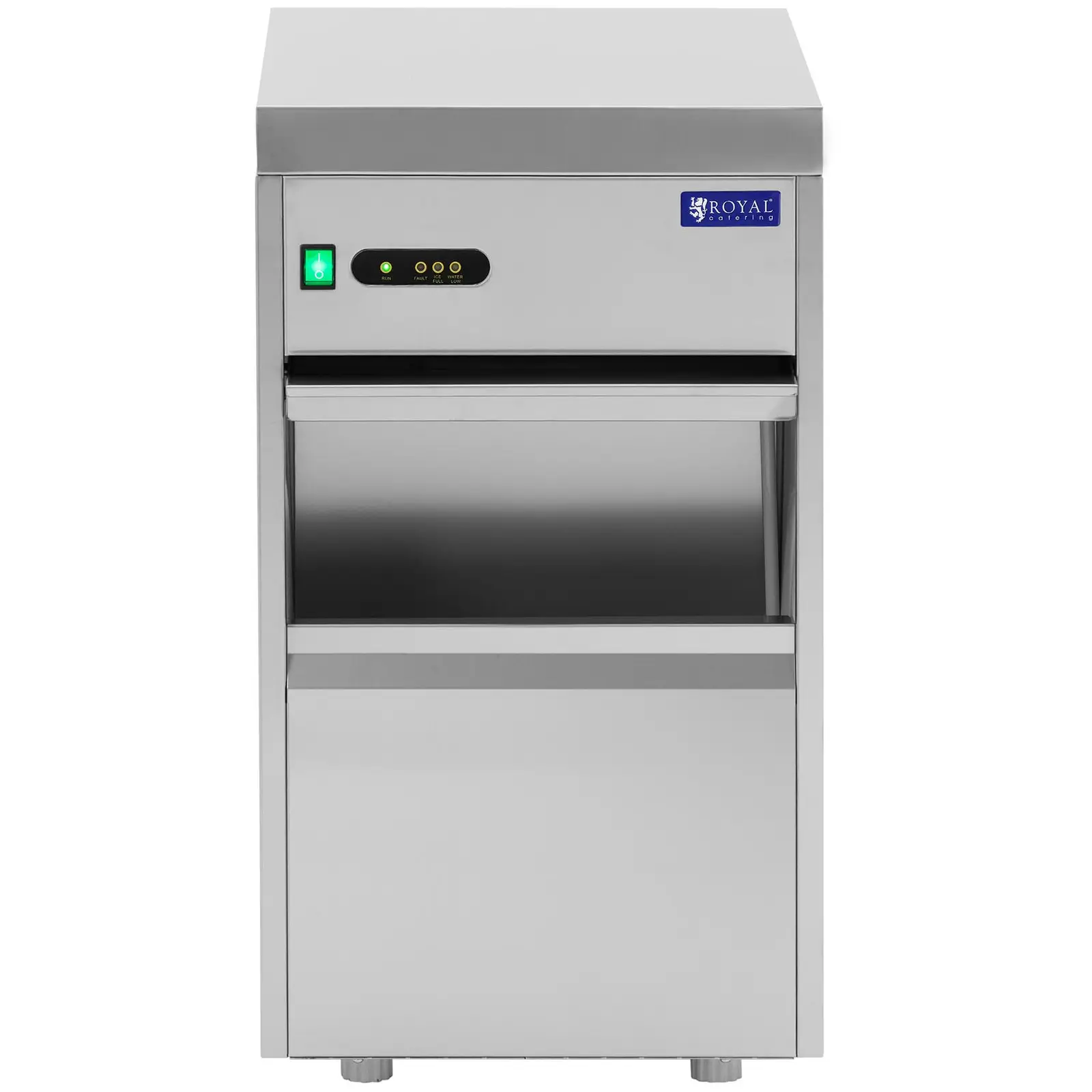 Výrobník vločkového ledu - 50 kg / 24 h - Royal Catering (Délka hadice: 1.65 m)