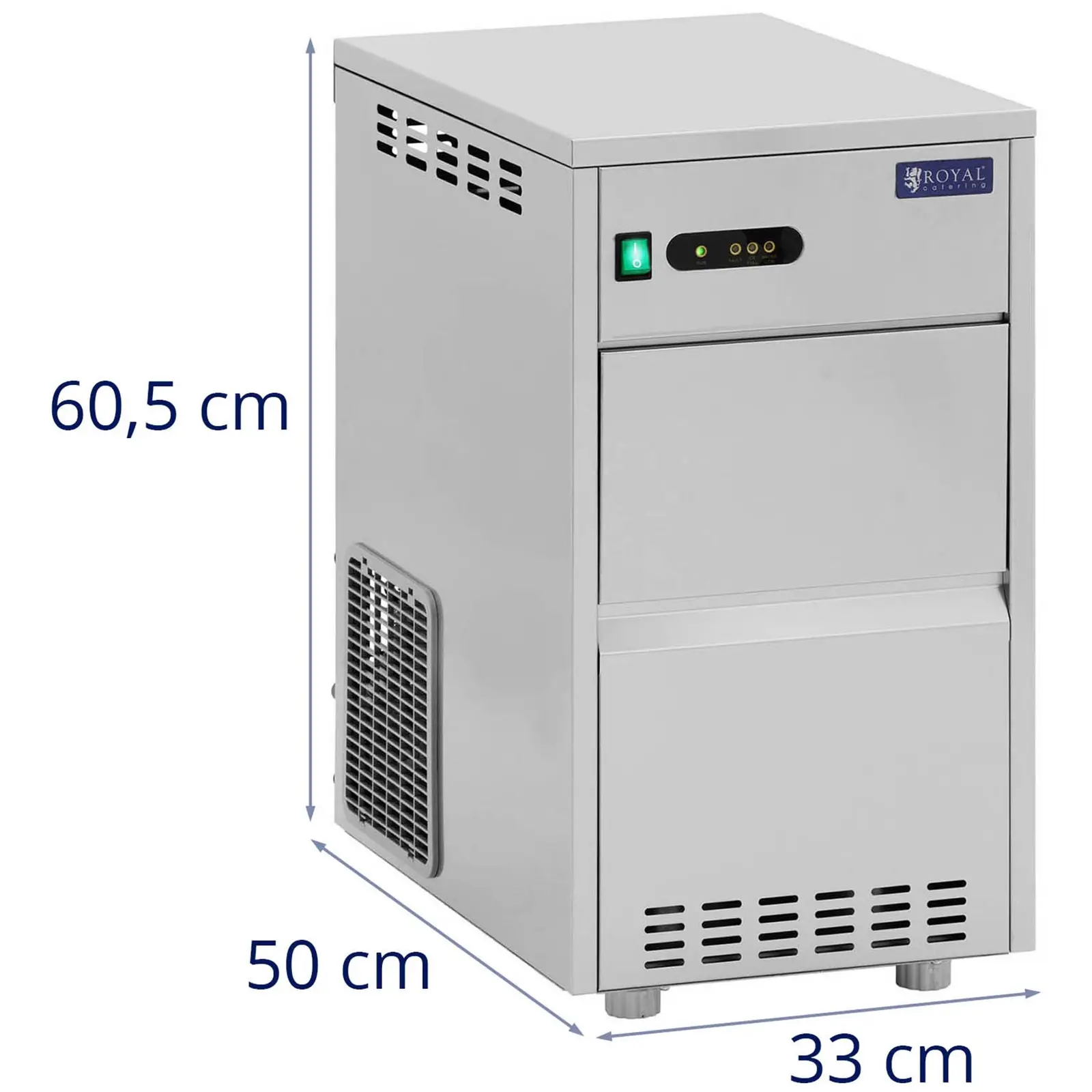Factory second Crushed Ice Machine - 25 kg / 24 h