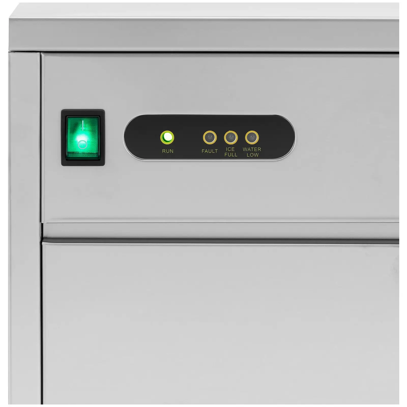 Macchina del ghiaccio - 50 kg/24 h - Capacità 13 kg - 350 W - Acciaio inox - Royal Catering