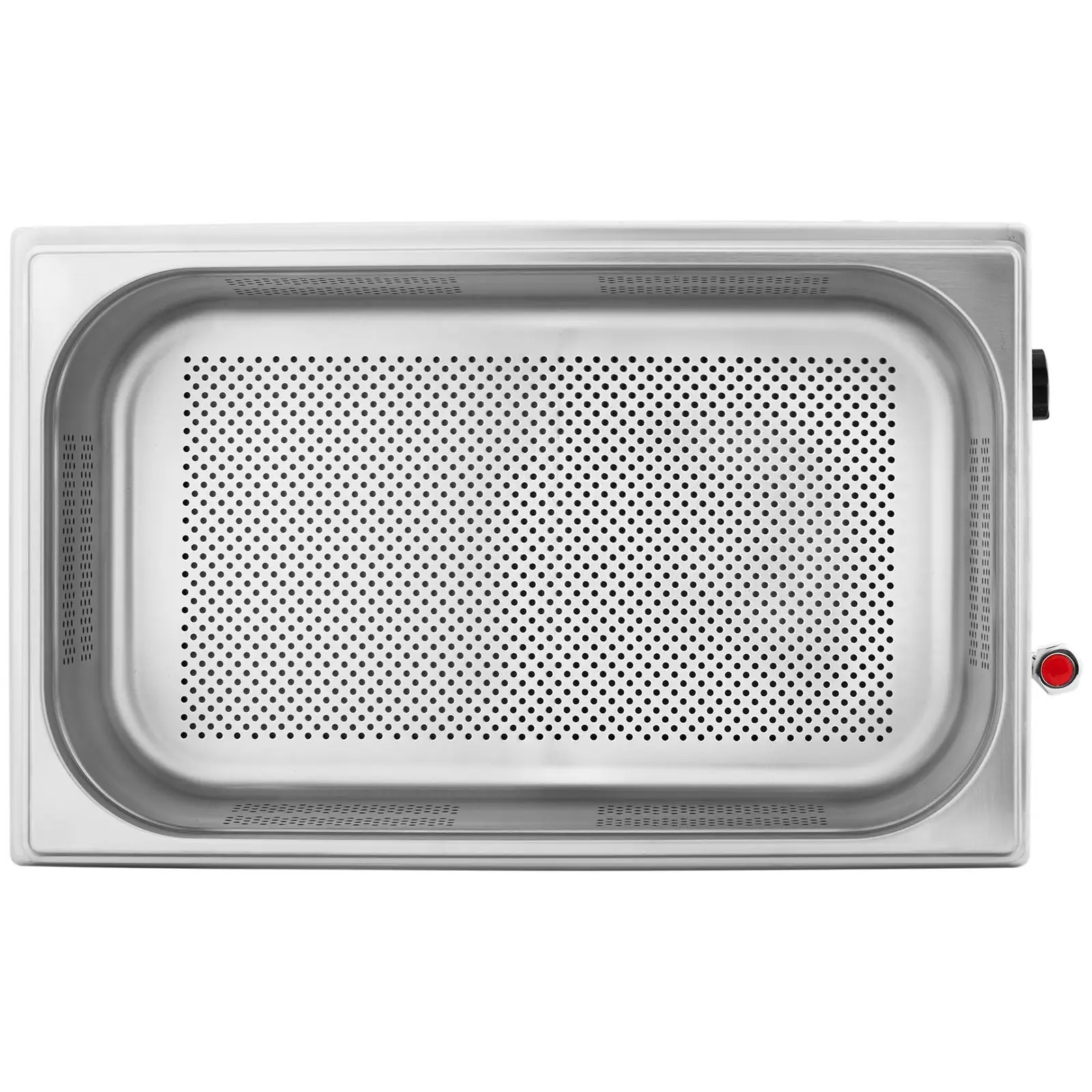 Bain Marie - 640 W - GN 1/1 perforovaná pánev - Royal Catering (Halogenová lampa: Ne)