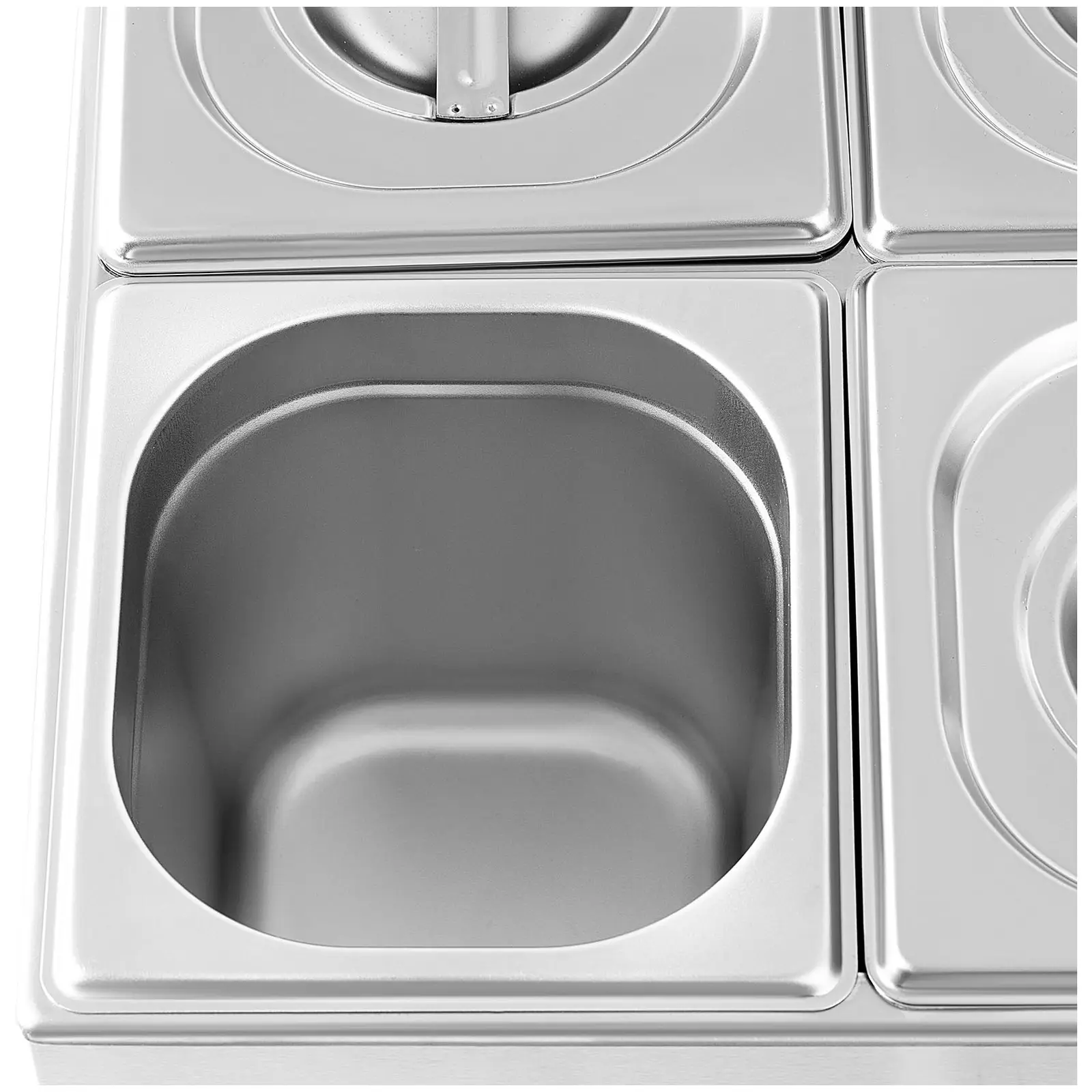 Bain Marie - 640 W - 6 x GN 1/6 - Royal Catering (Krycí sklo: Ne)