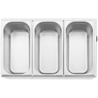 Bain Marie - 640 W - 3 x GN 1/3 - Royal Catering